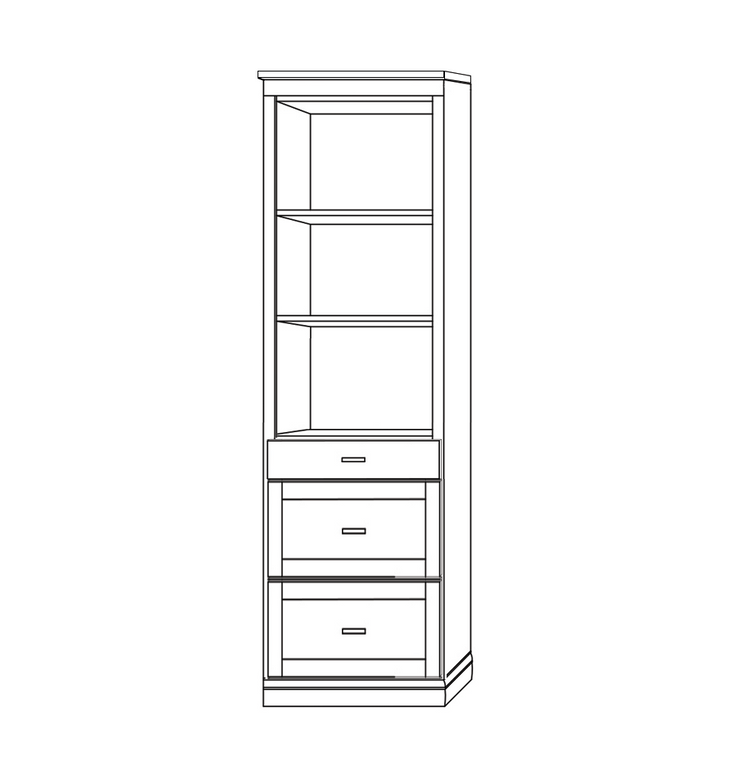Preferred Bed Package - Bed - Roll Desk - Side Cabinets